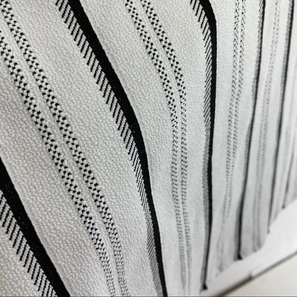 Opening Ceremony NYC Striped Fit & Flare Dress Womens Size XS Gray White Black - Picture 8 of 15